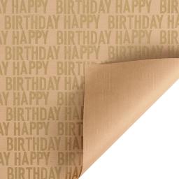 Papel De Embrulho Retro Kraft, Big Roll of Christmas Embrulho, Caixa de Presente, Casa, Feliz, Aniversário - Image 4