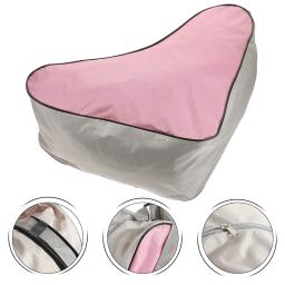 Patinação no gelo rolo inline bolsa de armazenamento figura feminina transportadora esqui esportes ombro bolsa pom poms carry - Image 3