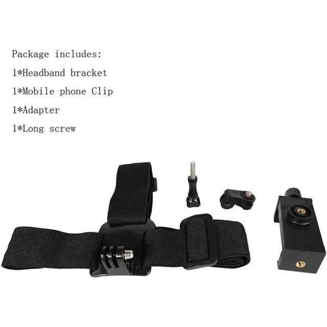 Suporte de Smartphone para Vídeos em Primeira Pessoa: Montagem para iPhone 15, 14, 13 Pro Max e GoPro
