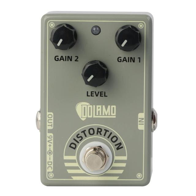 Pedal de Guitarra Dolamo D-5 Distortion com True Bypass e Acessórios Elétricos