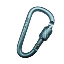 Liga de alumínio D-Shape Mosquetão, Segurança fivela Keychain com trava, Botão de escalada, Camping e caminhadas gancho - Image 6