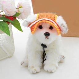 Bonito cão gato protetor solar Cap, Atraente decorativo Pet Sun Hat, Headwear leve respirável, Produto Pet - Image 6