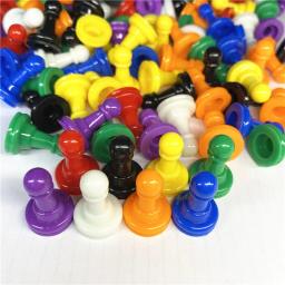 32 peças de peças de tabuleiro de peça para jogos de tabuleiro, componente, marcadores de mesa, artes e artesanato, 8 cores - Image 2