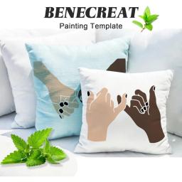 Gesto reutilizável Padrão Pintura Stencils, Gesto Temático Pintura Art Templates, Desenho Plástico, 7 Estilos, 11,7x8,3" - Image 6