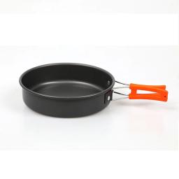 Conjunto De Panelas De Acampamento Alumínio Antiaderente Portátil Ao Ar Livre Piquenique Louça Cozinhar Panela Frigideira Tigelas Para Caminhadas CHURRASCO Suprimentos - Image 5