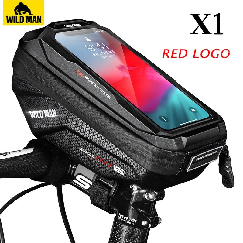 SELVAGEM MAN-Rainproof Touch Screen Bicicleta Guiador Bag, Saco Da Bicicleta, Caso Do Telefone Móvel, MTB Acessórios, Ciclismo, 6,7" - Image 1