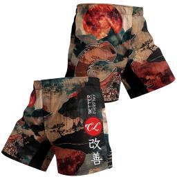 Artes marciais boxe shorts para homens, roupas de artes marciais, muay thai, corrida, ginásio, artes marciais, artes marciais - Image 3