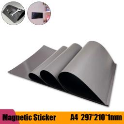 A4 Folha Square Magnet macio, esteira magnética, Frigorífico Photo Picture Cutting Die Craft, ímãs de um lado, espessura 1.5mm, 1.0mm, 0.5mm - Image 1