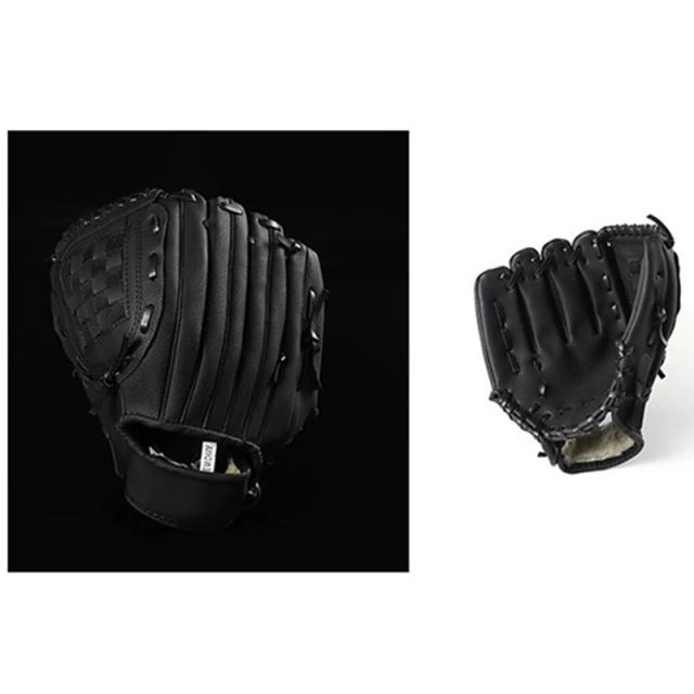Luva de Baseball e Softball para Treino em Outdoor, unissex, 11,5" - Conforto e Performance em Preto