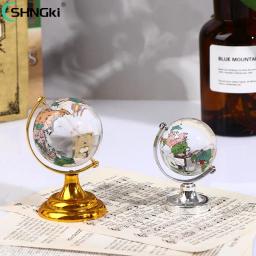 Mini Esfera de Cristal Artificial Globo de Terra Redonda Delicado Practicalfor Office, Home Desk Decoration, Ornamento Educacional - Image 3