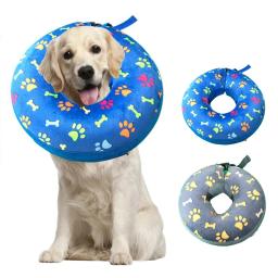 Colar de recuperação inflável para cães e gatos, protetor contra ferimentos no pescoço, anti-mordida e lesões, Elizabeth Acessórios - Image 2