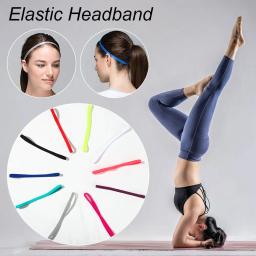 Faixa elástica antiderrapante esportiva para homens e mulheres, faixa de cabelo de ioga, faixa de borracha elástica, cor doce, menina, futebol, corrida, 1pc - Image 3