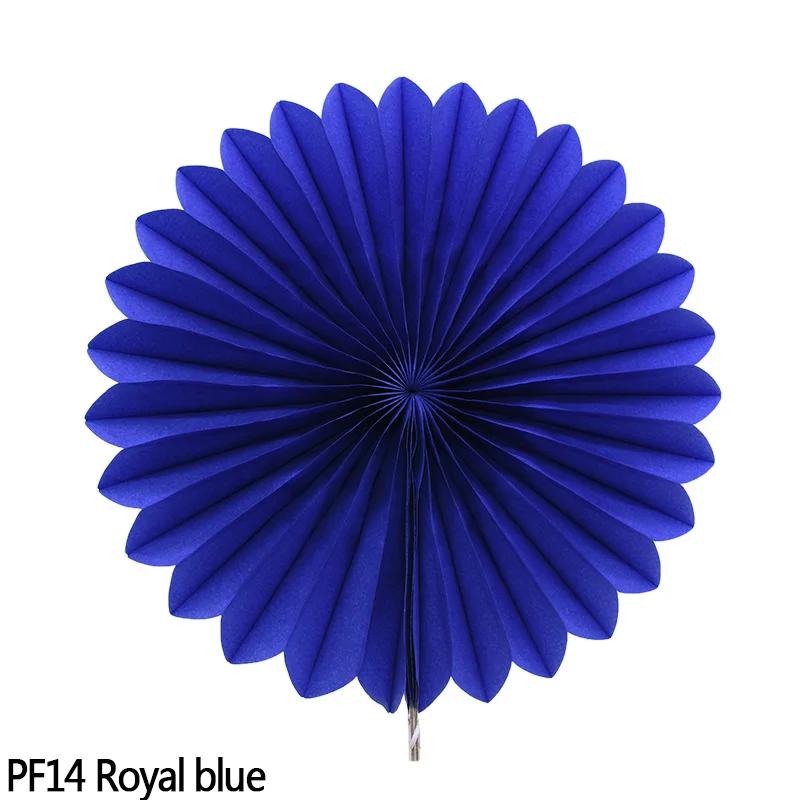 Pinwheels Pendurado Flor Papel Artesanato, Cut-Out Fãs De Tecido, Pinwheels, Festa De Casamento, Decoração De Aniversário Suprimentos, 10-30cm, 5Pcs - Image 1
