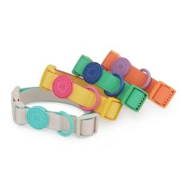 Macaron ajustável cor coleira pequena, Cachorro impermeável e coleira de gato, Moda Pet Collar - Image 4
