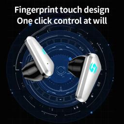Fone de ouvido Bluetooth sem fio X35, fones de ouvido ao ar livre, 5.3 com display de carregamento, Touch Control Earbuds para música - Image 5