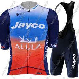 Jayco Alula Ciclismo Jersey Team Set, Austrália TDF Azul Roupas, Road Bike Camisas Terno, Bicicleta Bib Shorts, MTB Maillot, Verão, 2022 - Image 2