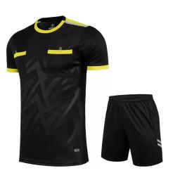 Uniformes profissionais do árbitro de futebol para o adulto, conjunto de camisas e shorts para homens, fatos macios com bolso - Image 6