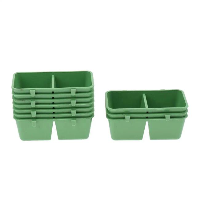 Alimentador de Papagaios e Pássaros com Tigela de Plástico Resistente e Malha Única para Água e Alimentos