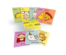 Taco gato cabra beber jogos de cartas para adultos outrageosamente diversão queijo pizza adulto festa jogo de cartas versão em inglês para casais - Image 5