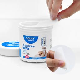 Pet olho lágrima mancha removedor toalhetes, sem irritação, orelha limpeza, grooming suprimentos, 150pcs - Image 5