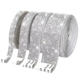 Auto adesivo cristal strass adesivo, fita de diamante, strass DIY para artesanato, evento DIY, carro, decoração do telefone - Image 1