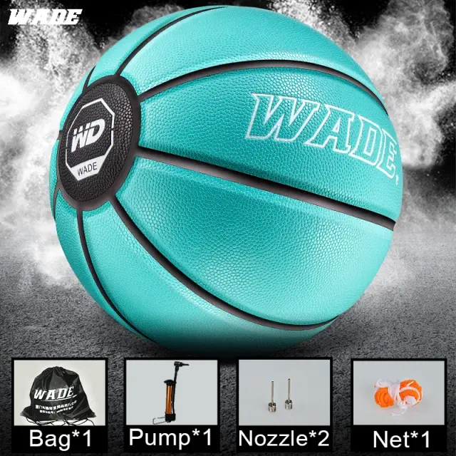 Bola de Basquete de Couro PU WADE Número 3 - Tamanho 7 para Adultos e Crianças com Ferramentas Gratuitas, o Presente Perfeito