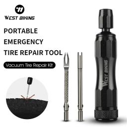 West Biking-Emergência Tiro Repair Kit, carro Tubeless pneu Puncture Tool, Heavy Duty listras, pneu de bicicleta Reparação tiras de borracha - Image 1