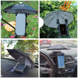 Guarda-sol com ventosa para celular, capa à prova d'água, proteção solar, acessórios ao ar livre - Image 4