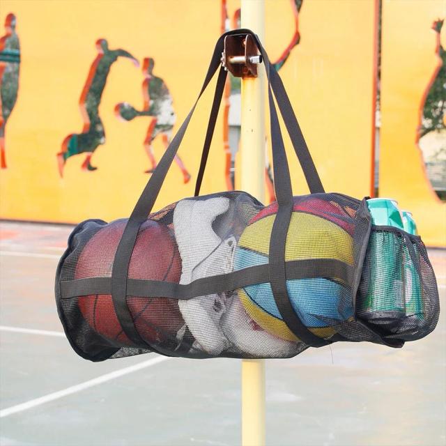 Bolsas de Armazenamento Leves em PVC para Futebol e Esportes, Sacos de Malha para Voleibol e Equipamentos de Natação