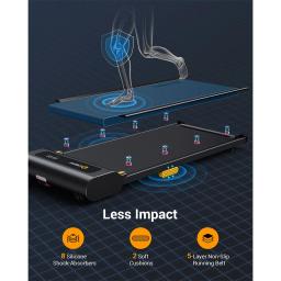 UREVO-Esteira Spacewalk 1 Lite com controlo remoto, velocidade máxima 1-6 kmph, área de caminhada, 102.4x40cm, carga máxima 120kg - Image 3