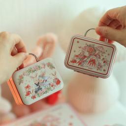 Mala De Lata Para Presentes De Casamento, Mini Tins Box, Embalagem De Chocolate E Doces, Caixa De Armazenamento De Metal, 1PC - Image 2