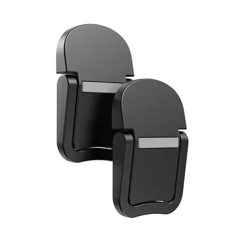 Portable Laptops Stand para Desk, auto-adesivo, pés invisíveis, suporte dobrável, suporte de teclado de computador, 2pcs - Image 1
