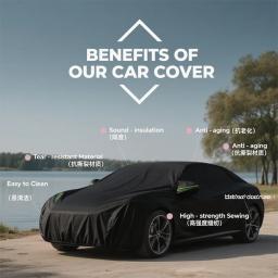 Capa preta completa Rolls-Royce: escudo para todos os climas – impermeável, à prova de vento, à prova de poeira, com proteção UV para uso externo - Image 2