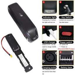 Bloco recarregável da bateria do lítio da bicicleta elétrica de Hailong, original, 18650, 36V, 48V, 52V, 20Ah, 30Ah, BMS - Image 2