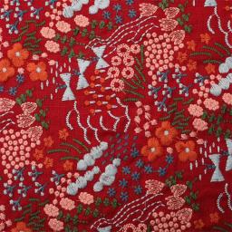 Tecido De Linho De Algodão Bordado Flor, Pano De Costura, Fabricação De Vestidos, Pano De Roupa - Image 5