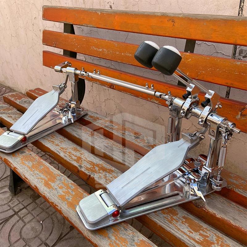 Double Bass Drum Kick Pedal, Eixo de acionamento direto, Pedal rápido rápido Twin - Image 1