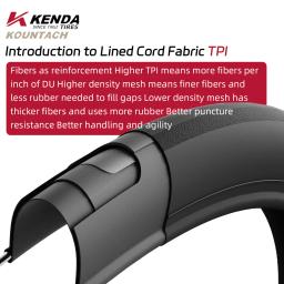 Kenda K1092 Proteção contra punção e pneu de bicicleta novo ultraleve 700x2 5/28c Pneu dobrável para bicicleta de estrada - Image 2