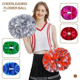 Pom Poms metálicos de duas cabeçadas, bola de torcida com alça, festa esportiva do espírito da equipe, crianças e adultos - Image 5