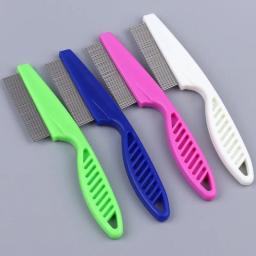 Casa do Animal de Estimação Pente Cuidado Proteger Flea Flea Comb Para O Cão Do Gato do animal de Estimação do Aço Inoxidável Conforto Cabelo Grooming Comb Suprimentos de Limpeza - Image 4