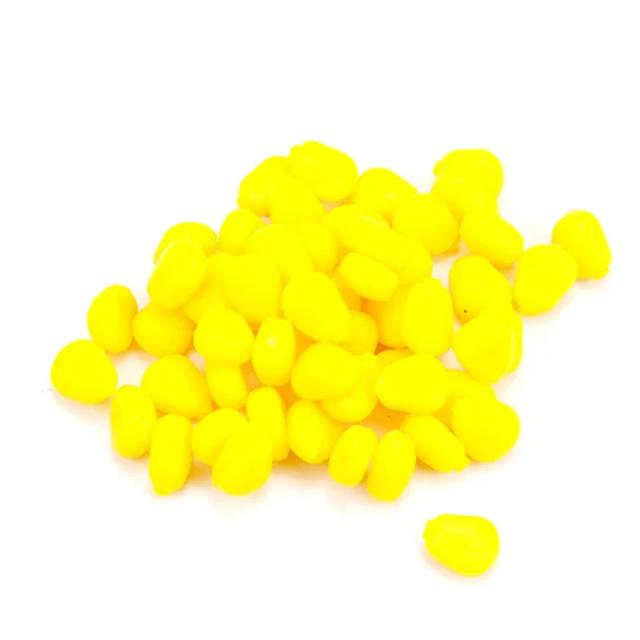 Iscas de Milho Perfumadas com Luz Noturna para Carpas e Cruzians - Efeito Atraente em Água Submersa, Disponível em 10 ou 50 Peças