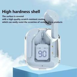 Novo t2 tws sem fio bluetooth fone de ouvido transparente enc power display digital fones som estéreo para todos os smartphones - Image 6