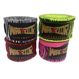 Bandagens de Boxe Tailandês Listrado Muay Thai, Envoltórios De Mão, Protetores De Pulso De Artes Marciais Sanda, Equipamento De Proteção De Treinamento, 1 Par, 3 m, 5m - Image 1