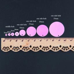 Grande plano redondo Paillette lantejoulas para crianças, lantejoulas soltas, decoração de dança DIY, Lentejuela, 10g, 15mm, 20mm, 25mm, 30mm, 10g - Image 4