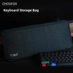 Chosfox-saco de armazenamento teclado portátil, grande capacidade, teclado mecânico, 87/75/67, impermeável, proteção - Image 1