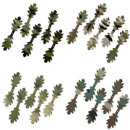 Conjunto de Tiras de Camuflagem Tática, DIY Decore Tiras para Mochila, Capacete Airsoft, Terno Ghillie, Arma, Tiro Paintball, 3D, 5pcs - Image 1