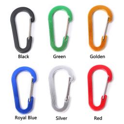 Multifuncional Outdoor Mosquetão Keychain, Camping Montanhismo Buckle, Pesca Escalada Acessórios, 6pcs - Image 1