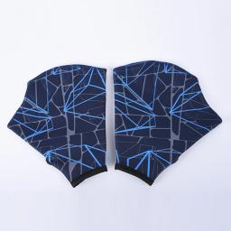 Unisex natação nadadeiras mão nadadeiras, dedo Webbed Paddle, luvas de água, equipamento de treinamento superior do corpo, nadadeiras, 1 par - Image 4