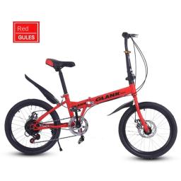 Bicicleta dobrável com freio a disco, velocidade variável, masculino e feminino, dragão lazer universal, ciclismo cidade, estudante, adulto pendulares, 20 em, 2024 - Image 4