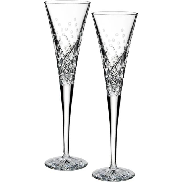 Copo de Vinho Tipo Flute para Champagne, Pack com 2 Unidades, Ideal para Festas, Casamentos e Celebrações