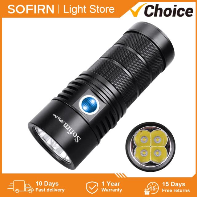 Sofirn SP36 Pro Lanterna LED 8000lm USB-C Recarregável 3x18650